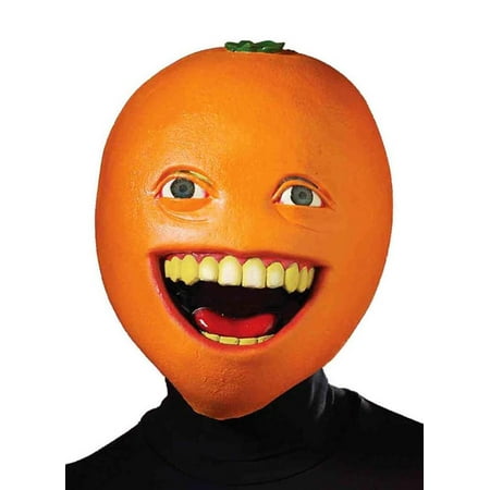 Annoying Orange Adult Costume Latex Mask One Size Fits Most