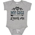 thumbnail image 3 of Inktastic My Gigi Loves Me Boys or Girls Baby Bodysuit, 3 of 5