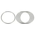 thumbnail image 1 of Unique Bargains Stainless Steel O Rings, 5 Pack 100mm Outer Dia. 4mm Thick Welded O-rings, 1 of 5