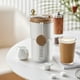 thumbnail image 5 of Stainless Steel Insulated Coffee Mug | 316 Thermal Travel Cup | Leak-Proof Frosted Textured Portable Drinkware | Temperature Display | Multiple Colors | 16.1x7.3cm | 1pc, 5 of 6