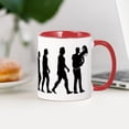 thumbnail image 4 of CafePress - The Evolution Of Tuba - 11 oz Ceramic Mug - Novelty Coffee Tea Cup, 4 of 6