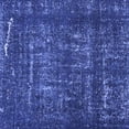thumbnail image 1 of Ahgly Company Machine Washable Indoor Square Abstract Blue Modern Area Rugs, 8' Square, 1 of 4