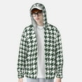 thumbnail image 2 of Gaeub Scottish Checkered Men's and Women's UPF 50+ Long-Sleeved Sun Protection Clothing, Fishing Shirt Long Sleeve Zip-Large, 2 of 7