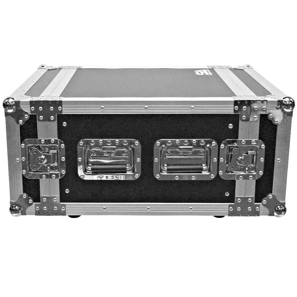 Pro Audio DJ Rack 6U PA DJ Amplifier Flight Road Case Heavy Duty 6 Space ATA Rack Case Seismic Audio SATAC6U
