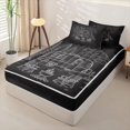 thumbnail image 2 of catabedysis Lines Camping Zipper Twin Comforter Sets with Fitted Sheet and 2 Pillowcases,Camper Print Zipper Bedding Set For Boys,Multicolor,Black Reversible,4-Piece, 2 of 7