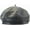 Grey, variant on Beret Hat Faux Leather Beanie Cap French Artist Beret Cap