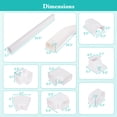 thumbnail image 3 of Costway 4" PVC Decorative Mini Split Line Set Cover with Flexible Duct & Straight Duct, 3 of 9
