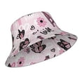 thumbnail image 2 of Kdxio Reflective Bucket Hat - Eiffel Tower and Butterflies Print Bucket Hat for Men,Women, 2 of 9