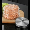 thumbnail image 6 of 304 Stainless Steel Hamburger Meat Press Maker with 3 Sizes (7cm 9.5cm 12cm) Adjustable Patty Mold Burger Smasher Tool for Kitchen BBQ Grill, 6 of 7