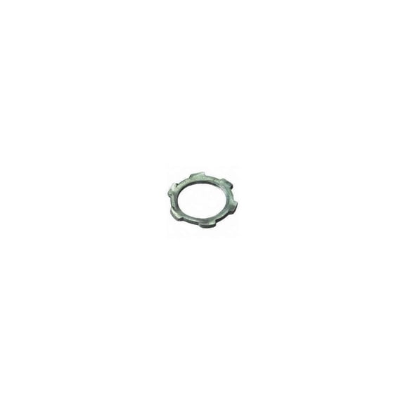 Halex 61905B Conduit Locknut, 1/2 in, Steel, Zinc - pack of 200