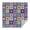 Multicolor Ethnic Geometric-2, variant on Multicolor Ethnic Geometric Patchwork Pattern Square Tablecloth,Waterproof Square Table Cover,Wipeable Spillproof Washable Table Cover for Home Kitchen Party Decor 52"x52"(132x132cm)