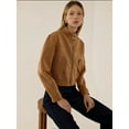 thumbnail image 2 of Suede Crop Jacket, 2 of 5