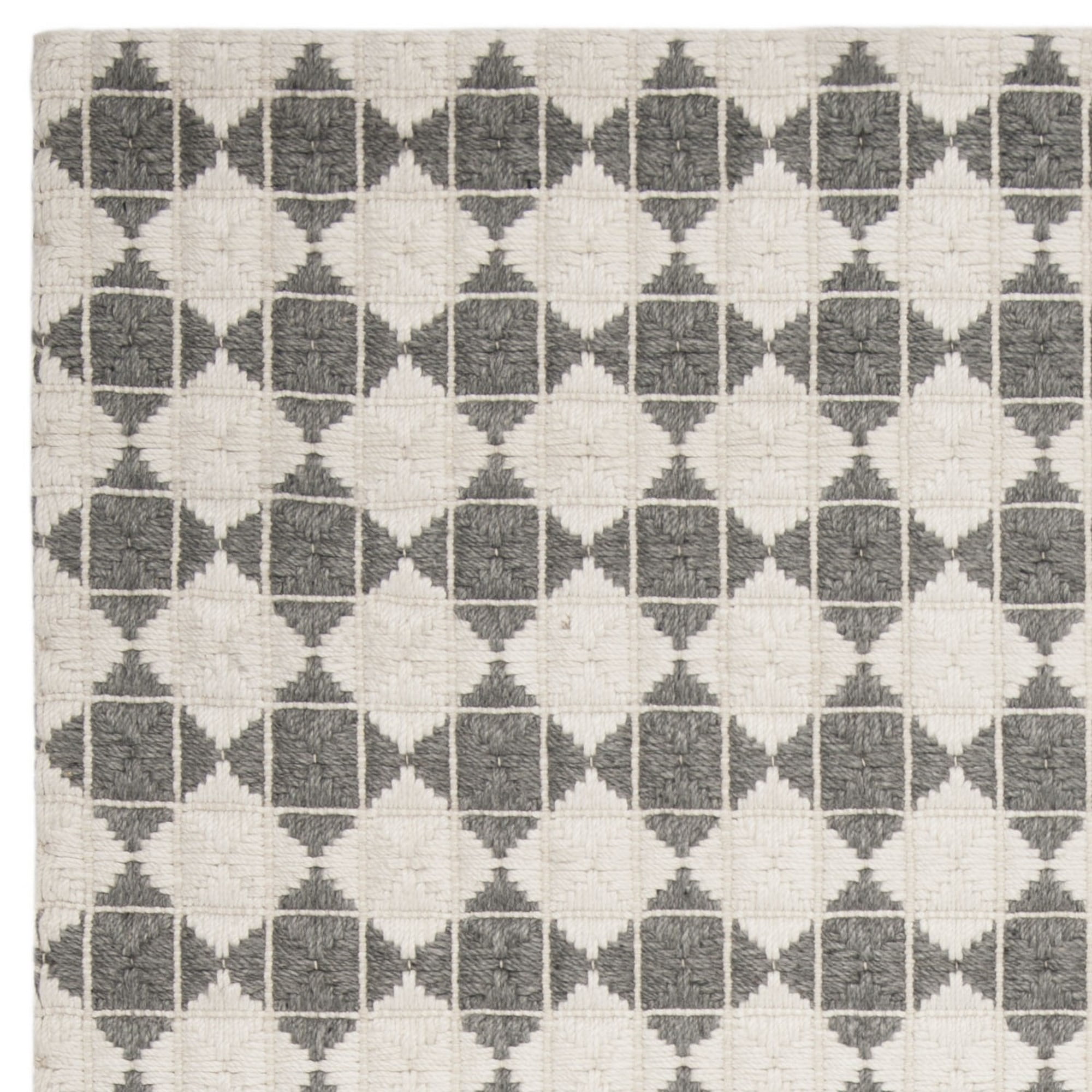 SAFAVIEH Natura Quincy Braided Geometric Area Rug, Grey/Ivory, 8' x 10'