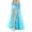 Blue, variant on Women Belly Dance Performance Skirt Split Long Chiffon Skirt Low Waist Swing Dance Wear Carnival Party Dancing Clothing