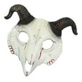 thumbnail image 2 of Máscara de cosplay Hugo de Halloween beige para carnaval, 2 of 7