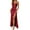 Red, variant on LEKDFST Bodycon Corset Maxi Dresses for Women 2025 Spaghetti Strap Sleeveless Backless Ruched Elegant Evening Wedding Guest Long Formal Dresses Black L