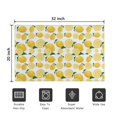 thumbnail image 5 of Yellow Lemon Fruit Slices White Pattern Door Rugs,Washable Non Slip Door Mats Indoor,Decorative Door Mats,Entry Mat Indoor for Entrance,Bedroom,Kitchen,Bathroom,20"x32", 5 of 6