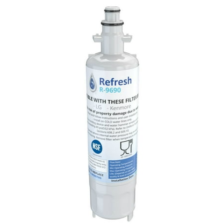 

Replacement For LG FML-3 Refrigerator Water Filter - by Refresh