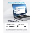 thumbnail image 4 of Hub USB-C Anker Plata con HDMI 4K 5 en 1, 4 of 6