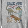 thumbnail image 3 of Jurassic World - Dinosaur Names Long Sleeve Graphic T-Shirt, 3 of 5