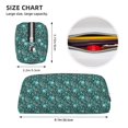 thumbnail image 3 of Uemuo Lephants in the Jungle Printed Leather Pencil Case, Pencil Pouch, Portable Pencil Bag, Pen Case for& Office, 3 of 7