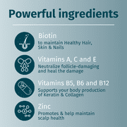 WEEM- Hair, Skin & Nails Gummies, Gluten Free, Vegan, Cruelty-free 60 ct.
