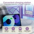 thumbnail image 6 of Memoryfield Twin Daybed with Trundle, Metal Bed Frame with Charging Station & LED Lights, Steel Slat Support for Living Room, Guest Room & Small Spaces, Purple, 6 of 7