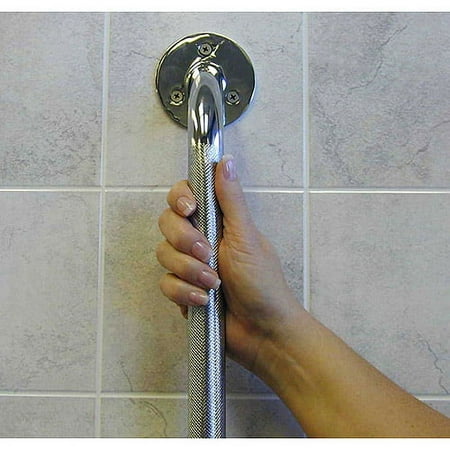 SunMark Performance Wall Grab Bar, 24", Chrome