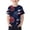35Dark Blue121, variant on WERYOUNG Boy's T-Shirts Patriotic Print Tees Short Sleeve Comfortable T Shirts For Kids Fourth Of July Celebration Home Lounging Stylish Tops