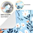 thumbnail image 2 of Yayeee Dish Drying Mat for Kitchen Counter 18"x24" Microfiber Absorbent Pad, Floral Easter Rabbits, 2 of 7