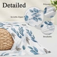 thumbnail image 3 of Blue Botanical Fall Body Pillow Covers 20"x60", Pastoral Maple Leaf Autumn Soft Brushed Microfiber Breathable Throw Pillow Covers, Decorative Pillowcase with Zipper for Couch Sofa Bedroom Living Room, 3 of 9