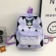 thumbnail image 1 of Bolso de hombro de Anime Sanrioed Cinnamoroll Kuromi Hello Kitty Melody para niños, mochila escolar de dibujos animados, regalo para amigos, 1 of 4