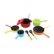 thumbnail image 1 of 10 piezas Little Chef Kitchen Juego de cocina Regalo de juguetes de cocina con Pots Patinas de cocina Playset jugando a los niños Playset de cocina, 1 of 8