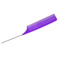 thumbnail image 2 of Wide Tooth Hair Brush, Tail Comb for Home Use, Styling Comb Plastic, Purple, 2 of 5