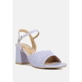 thumbnail image 2 of Nicholas Pleated Strap Block Heel Sandals, 2 of 10