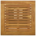 thumbnail image 3 of vidaXL Bar Table Black 60x60x110 cm Poly Rattan and Solid Acacia Wood, 3 of 4