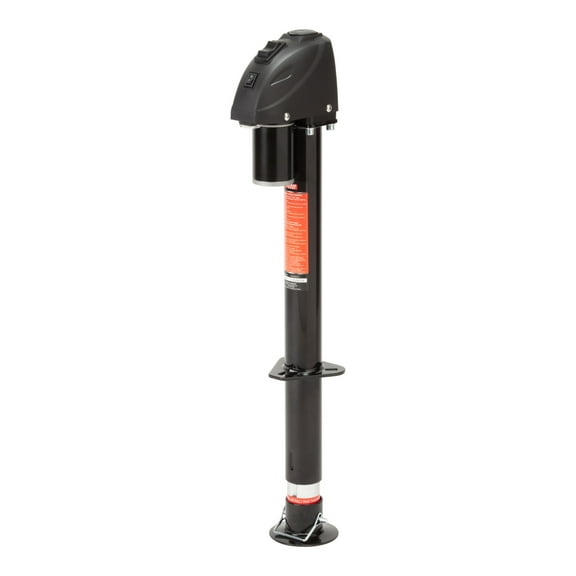Uriah Products 12V DC Electric Trailer Jack | 2,500 lb Lift Capacity with LED Light for SUVs, trucks, campers, and utility trailers