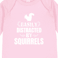 thumbnail image 4 of Inktastic Easily Distracted by Squirrels Boys or Girls Long Sleeve Baby Bodysuit, 4 of 5