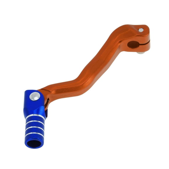 Folding Motorcycle Gear Shifter Lever for Bosuer M4 Pedal Shift Lever Arm Orange Blue Silver Tone
