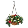 thumbnail image 1 of Monstrate Cesta colgante de Navidad Conos de pino artificiales Luces colgantes Decoración de vacaciones Adorno de boda Habitación de mujer Kits de decoración para fiestas como se muestra 2, 1 of 6