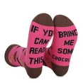 thumbnail image 4 of Charmgo Crew Socks Clearance, If You Can Read This Casual Cotton Socks Street Trend Mid Calf Socks Extra Large Mid Calf Socks Winter Socks for Women, Fuzzy Socks for Women One Size, 4 of 4