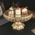 thumbnail image 1 of Retro Glass Snack Plate, Innovative Exquisite Vintage Glass Fruit Tray European Style  for Vegetables for Candy for Kitchen for Breads for Dining Room, 1 of 7