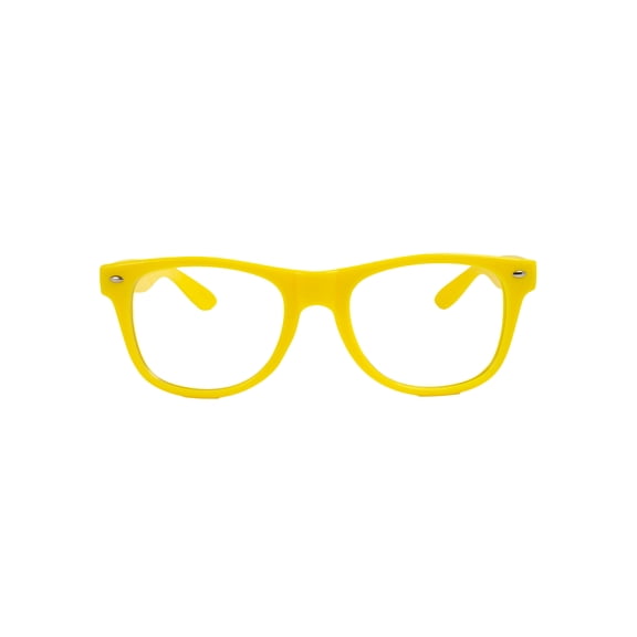 Nerd Sunglasses Classic Clear Lens Yellow