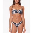 thumbnail image 3 of SANCTUARY Women's Black Floral Stretch Tie Removable Cups Bikini Adjustable V-Wire Night In The Jungle Swimsuit Top M, 3 of 3