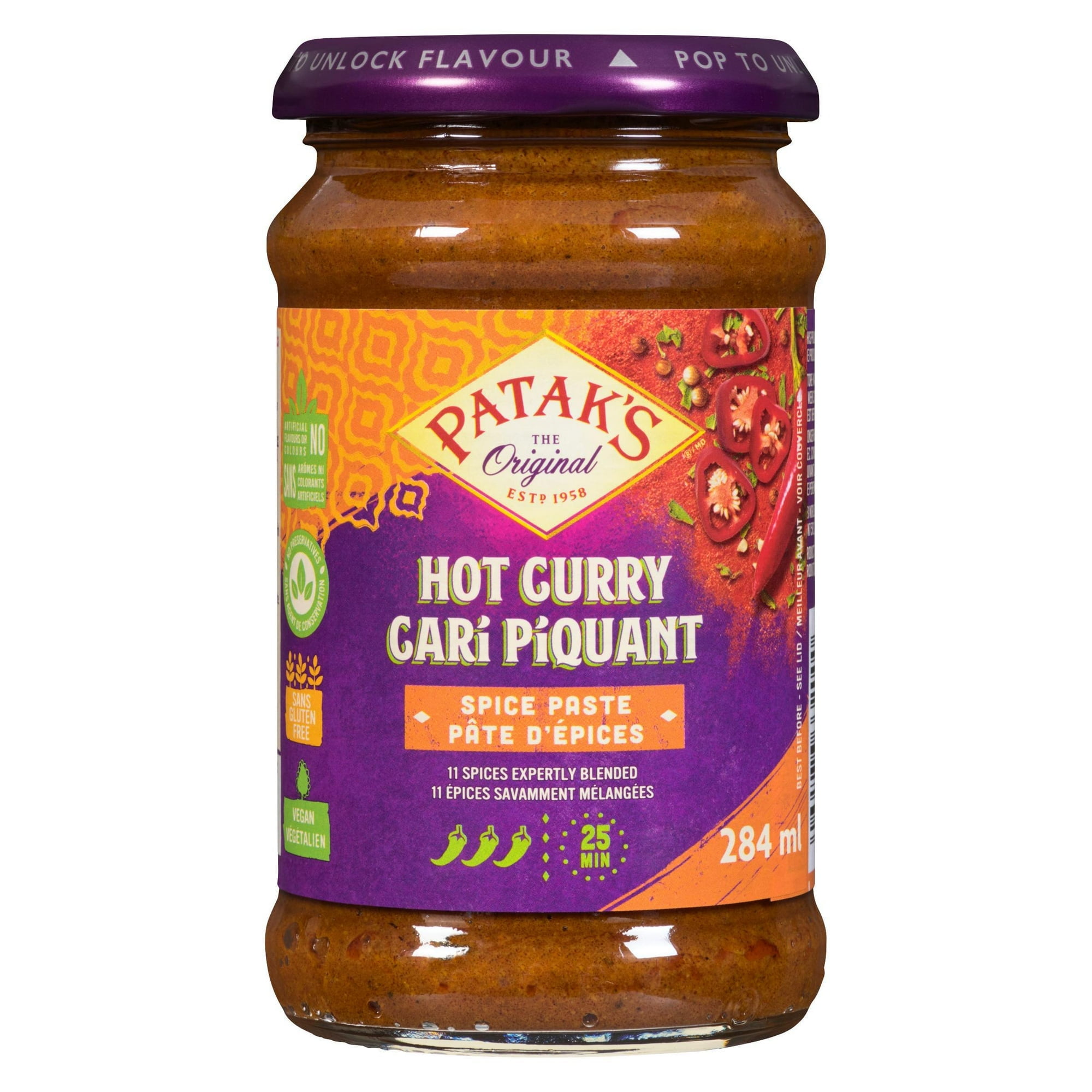 Patak's Hot Curry Spice Paste