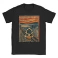 thumbnail image 2 of Camisetas artísticas de ocio Snoopy Charlie Brown Scream para hombre y mujer, camiseta de algodón puro, camiseta de dibujos animados, idea de regalo, ropa, 2 of 5