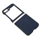 thumbnail image 4 of Funda protectora de cuero para teléfono con pantalla plegable, antiarañazos, a prueba de caídas, para Galaxy Z Flip 5, grano cruciforme azul, 4 of 10