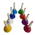 thumbnail image 5 of Colcolo 8 Pieces Hand Bells Musical Bells for Holiday Party Supplies Family Activity, 5 of 8