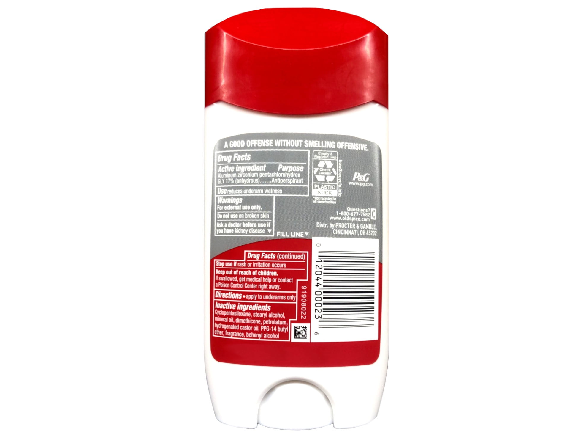 Old Spice High Endurance Anti-Perspirant & Deodorant, Original 3 Oz (Pack Of 3) Packaging May Vary