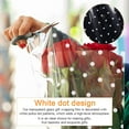 thumbnail image 5 of BUZIFU 2 Rolls 15m*41cm Cellophane Wrap Roll White Dot Florist Clear Wrap Wedding Birthday Cellophane Hampers Cellophane Wrapping Gift Paper for Gift Fruit Flower Bouquet Craft Basket Supplies, 5 of 7